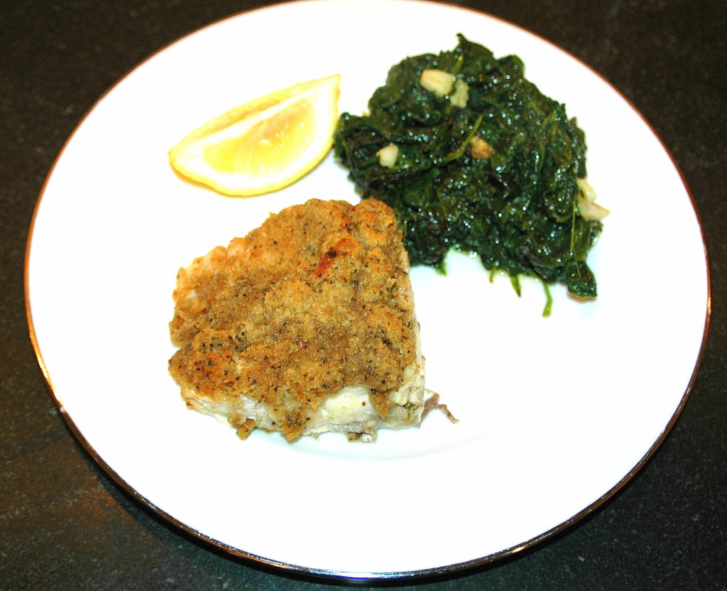 Striped Bass Oreganata The Literate Chef